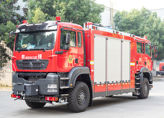 Sinotruk HOWO Διπλό κεφάλι διάσωση πυροσβεστικό φορτηγό Εξειδικευμένο όχημα Κίνα εργοστάσιο