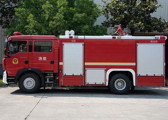 Sinotruk HOWO 8T Πυροσβεστικό φορτηγό με νερό και αφρό Καλής ποιότητας Εξειδικευμένο όχημα Εργοστάσιο της Κίνας