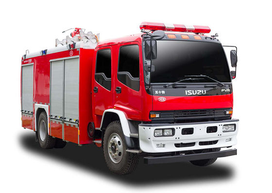 ISUZU 6T Υδροφουσκωτή δεξαμενή Πυροσβεστικό φορτηγό Καλής ποιότητας Εξειδικευμένο όχημα Κίνα κατασκευαστής