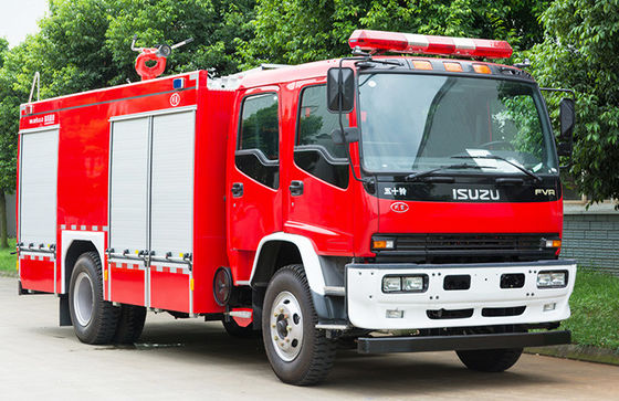ISUZU 6T Υδροφουσκωτή δεξαμενή Πυροσβεστικό φορτηγό Καλής ποιότητας Εξειδικευμένο όχημα Κίνα κατασκευαστής
