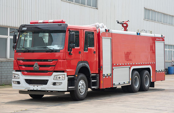 Sinotruk HOWO 16T Βιομηχανικό Πυροσβεστικό Φορτηγό Πυροσβεστικό Φορτηγό Καλής ποιότητας Εξειδικευμένο Οχήμα Κίνα Κατασκευαστής